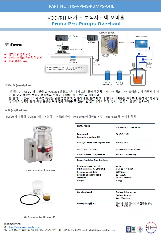 VOD RH 质谱仪 Pumps 大修 Catalog — 图片 2